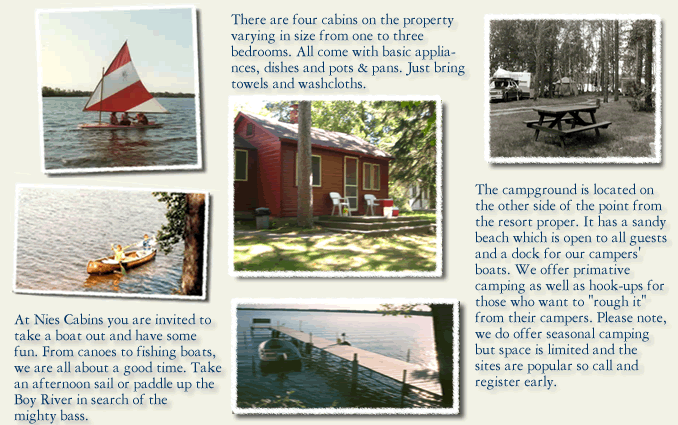 nies cabins grounds